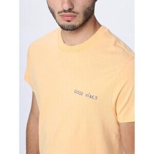 Maison Labiche "Good Vibes" t-shirt Yellow (M1)